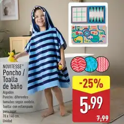 ALDI NOVITESSE Poncho / Toalla de baño oferta
