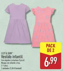 ALDI LILY & DAN Vestido infantil oferta