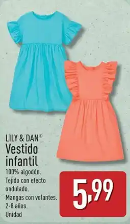 ALDI LILY & DAN Vestido infantil oferta