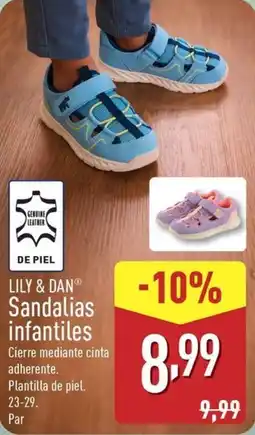 ALDI LILY & DAN Sandalias infantiles oferta