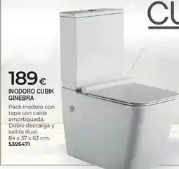 BigMat Inodoro cubix ginebra oferta