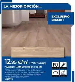 BigMat Pavimento luma natural oferta
