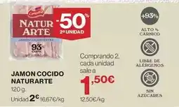 El Corte Inglés Naturarte - jamon cocido oferta