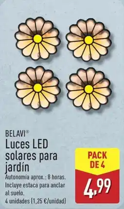 ALDI BELAVI Luces LED solares para jardín oferta