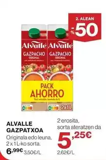 El Corte Inglés Alvalle - gazpatxoa oferta
