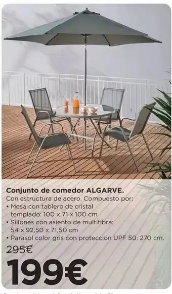Cristal - conjunto de comedor