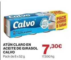 El Corte Inglés Calvo - atun claro en aceite de girasol oferta