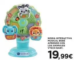 Hipercor Vtech - noria interactiva musical bebé aprende con los animales oferta