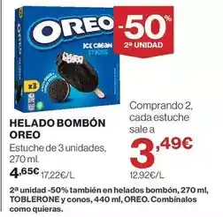 El Corte Inglés Oreo - helado bombon oferta