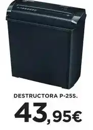 Hipercor Destructora p-25s oferta