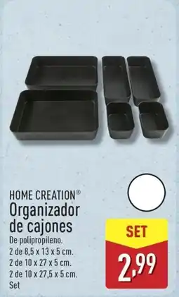 ALDI HOME CREATION Organizador de cajones oferta