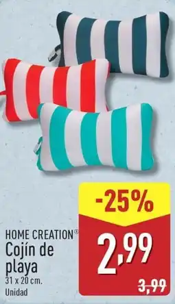 ALDI HOME CREATION Cojín de playa oferta
