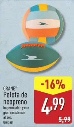 ALDI CRANE Pelota de neopreno oferta