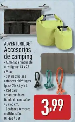 ALDI ADVENTURIDGE Accesorios de camping oferta