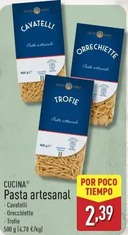 ALDI CUCINA Pasta artesanal oferta