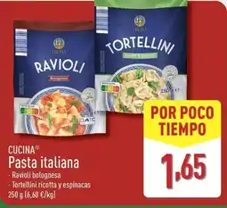 ALDI CUCINA Pasta italiana oferta