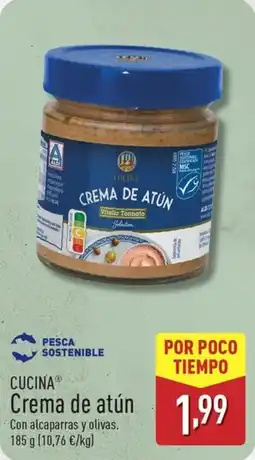 ALDI CUCINA Crema de atún oferta