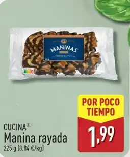 ALDI CUCINA Manina rayada oferta