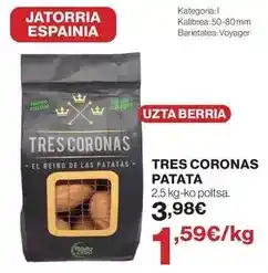 El Corte Inglés Tres - pastata coronas oferta