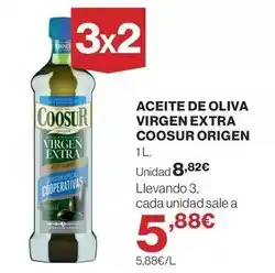 El Corte Inglés Coosur - aceite de oliva virgen extra oferta