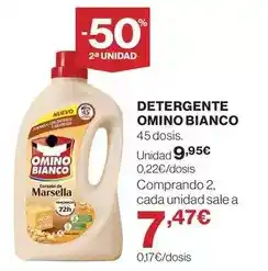 El Corte Inglés Omino bianco - detergente oferta