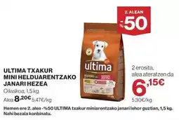El Corte Inglés Alea - ultima txakur mini helduarentzako janari oferta