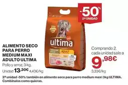 El Corte Inglés Affinity - alimento seco para perro medium maxi adulto ultima oferta