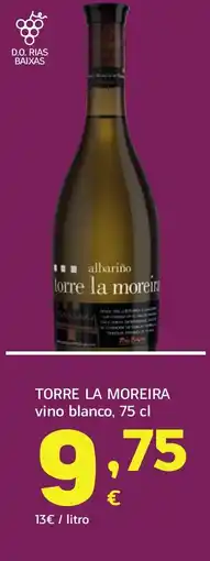 HiperDino TORRE LA MOREIRA vino blanco oferta
