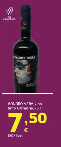HiperDino HONORO VERA vino tinto Garnacha oferta