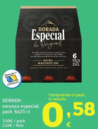 HiperDino DORADA cerveza especial oferta