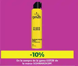 HiperDino SCHWARZKOPF En la compra de la gama GOT2B de la marca oferta