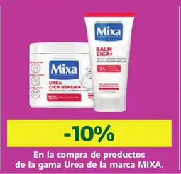 HiperDino MIXA En la compra de productos de la gama Urea de la marca oferta
