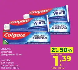 HiperDino COLGATE sensation blanqueador oferta