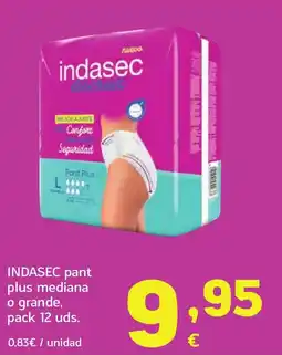 HiperDino INDASEC pant plus mediana o grande, oferta