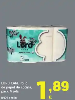 HiperDino LORD CARE rollo de papel de cocina oferta