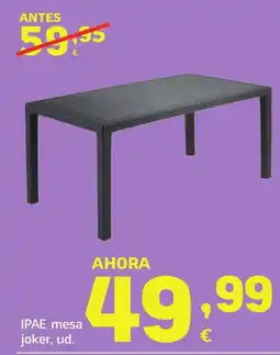 HiperDino IPAE mesa joker oferta
