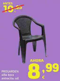 HiperDino PROGARDEN silla kora antracita oferta