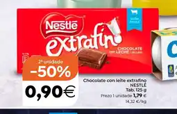 Plenus Supermercados NESTLÉ Chocolate con leite extrafino oferta