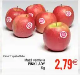 Plenus Supermercados PINK LADY Mazȧ vermella oferta