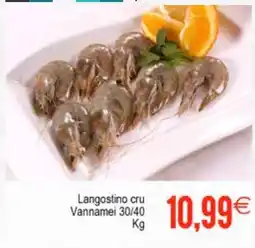 Plenus Supermercados Langostino cru Vannamei 30/40 oferta