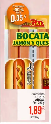 Plenus Supermercados ARGAL Salchichas oferta