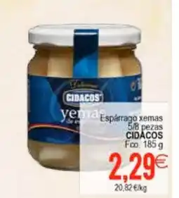 Plenus Supermercados CIDACOS Espárrago xemas oferta