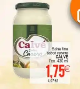 Plenus Supermercados CALVE Salsa fina sabor casero oferta