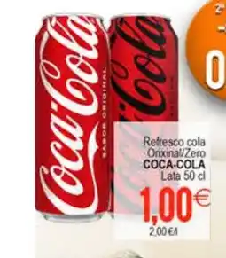 Plenus Supermercados COCA-COLA Refresco cola Orixinal/Zero oferta