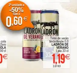 Plenus Supermercados LADRON DE VERANO Tinto de verán limón/limón 0,0 oferta