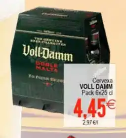 Plenus Supermercados VOLL DAMM Cervexa oferta