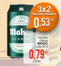 Plenus Supermercados MAHOU Cervexa clásica oferta