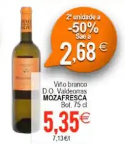 Plenus Supermercados MOZAFRESCA Viño branco DO Valdeorras oferta