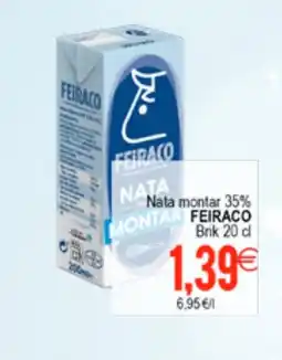 Plenus Supermercados FEIRACO Nata montar 35% oferta