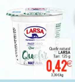 Plenus Supermercados LARSAQuefir natural oferta